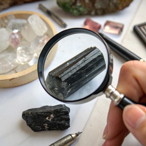 siyah doğal taş orijinal